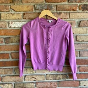Banana Republic Women’s XS -Purple Cardigan Sweater